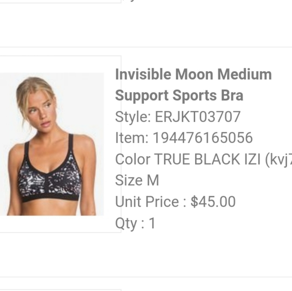 Roxy Sports Bra